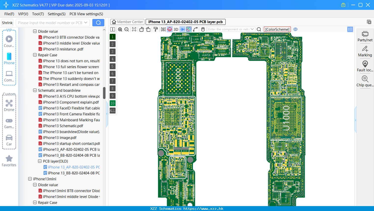 IPhone 13_AP-820-02402-05 PCB Layer